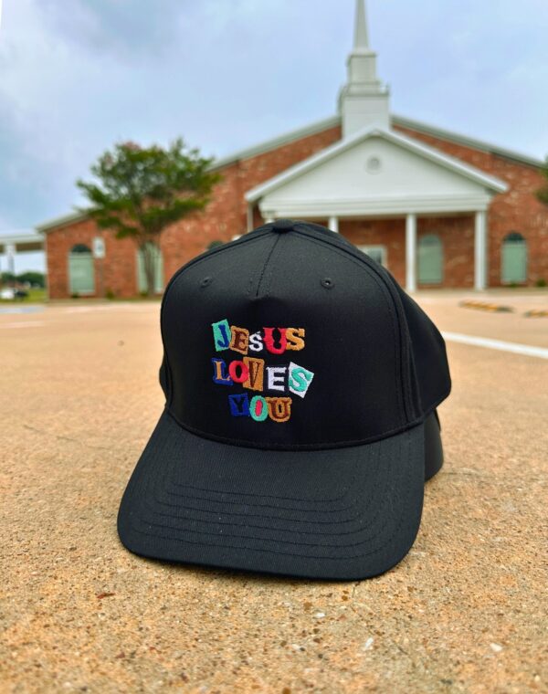 Jesus Love You Christian God Lover Black Embroidered Baseball Cap
