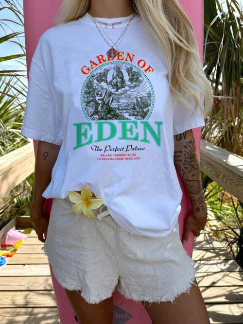 Garden Of Eden The Perfect Palace Christian God Love White Comfort Color T Shirt